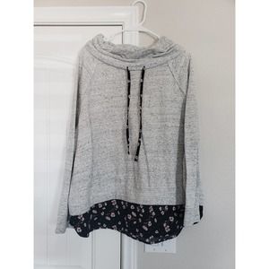 Maurice’s silky underlayer-look sweatshirt